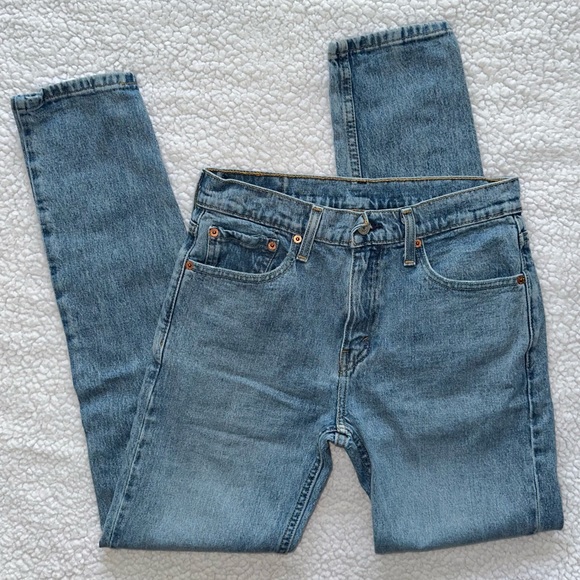 Levi’s 512 jeans denim distressed ripped tapered cut classic casual skate 29 32 - Picture 2 of 11